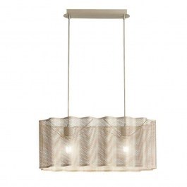 Φωτιστικό Οροφής Glicine 3581-45-225 2xE27 60W 70x30x200cm Gold La Mia Luce GOLD