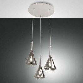 Φωτιστικό Οροφής Tris 3582-47-126 3xE27 40W Φ52 200cm Fume La Mia Luce FUME