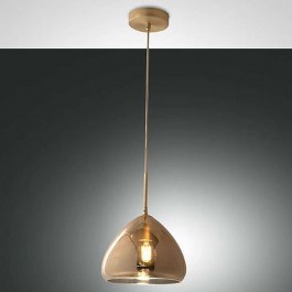 Φωτιστικό Οροφής Glow 3667-45-118 1xE27 40W Φ35cm 200cm Brass La Mia Luce BRASS