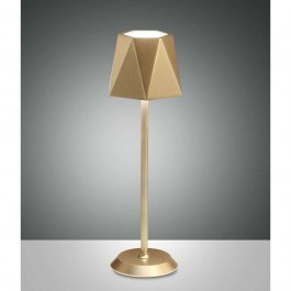 Φωτιστικό Επιτραπέζιο Katy 3678-30-189 3W Led Touch dimmer Φ11cm 13x38cm Gold La Mia Luce GOLD