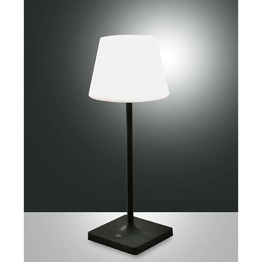 Φωτιστικό Επιτραπέζιο Adam 3701-30-350 2,5W Led Touch dimmer Φ15cm 38,5cm Dark Grey La Mia Luce