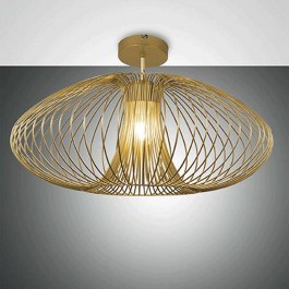 Ceiling Lamp Fassa 3706-65-225 1xE27 40W D60cm 35cm Gold La Mia Luce GOLD