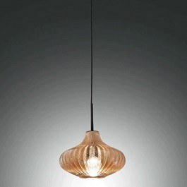 Ceiling Lamp Budelli 3723-40-125 1xE27 40W D26cm 200cm Amber La Mia Luce AMBER