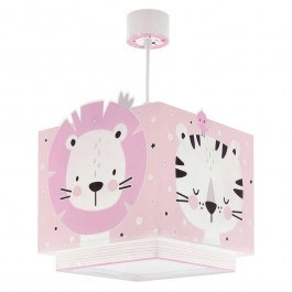 Ceiling Pendant Light Baby Jungle 63112 S E27 Pink Ango PINK