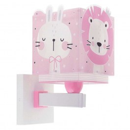 Wall lamp Baby Jungle Double Wall 63119 S Ε27 Pink Ango PINK