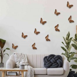 Polypropylene Wall Stickers Butterflies 3D 24013 Bronze Ango BRONZE