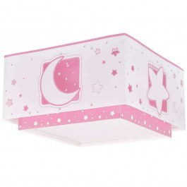 Ceiling Lamp Moon 63236 S 30x30x16,5cm 2xE27 Pink Ango PINK