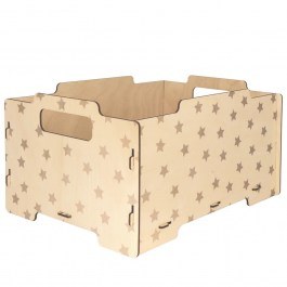 Children's Storage Boxes Starlight 5210B (Σετ 2τμχ) 26,5x34,5x18,5cm Grey Ango GREY