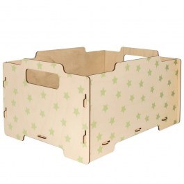 Children's Storage Boxes Starlight 5210H (Σετ 2τμχ) 26,5x34,5x18,5cm Green Ango GREEN