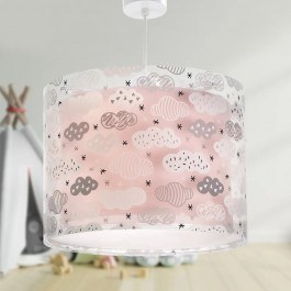 Children's Pendant Light Clouds 41412MS 33x25cm E27 Pink Ango PINK