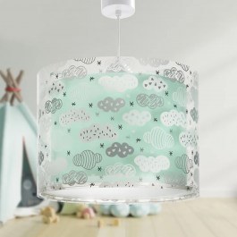 Children's Pendant Light Clouds 41412MH 33x25cm E27 Green Ango GREEN