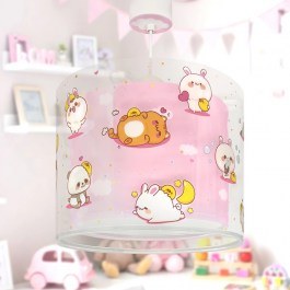 Children's Pendant Light Kawaii 41762MS 33x25cm E27 Pink Ango PINK