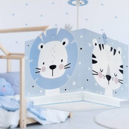 Children's Pendant Light Baby Jungle 63112MT 25x26x25cm E27 Blue Ango BLUE