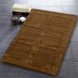 Bath Mat Window Brown Texi BROWN