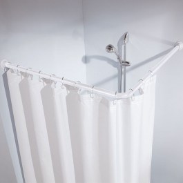 Γωνιακός Βραχίονας Ντουζιέρας Winkelstange 0348 90x90cm (25mm) White Kleine Wolke WHITE