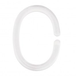 Κρίκοι Κουρτίνας Μπάνιου Duschvorhangringe 0268 12pcs White Kleine Wolke WHITE