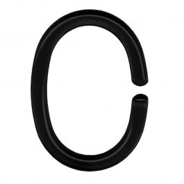 Κρίκοι Κουρτίνας Μπάνιου 12Τμχ Showercurtain Rings 0268 Black Kleine Wolke BLACK