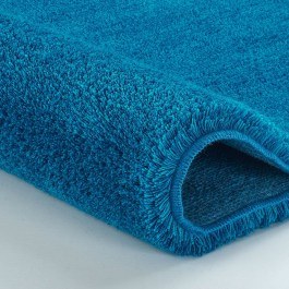 Bath Mat Relax 5405 Round Pacifique Blue Kleine Wolke DARK BLUE
