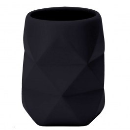 Ποτήρι Οδοντόβουρτσας Crackle 8430 8x10cm Black Kleine Wolke BLACK