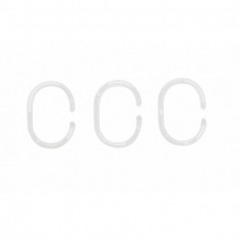 Κρίκοι Βραχίονα Μπάνιου 12τμχ No 37 Clear Grekon CLEAR