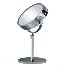 Καθρέπτης Επιτραπέζιος Φωτιζόμενος Level 8507 20x13,5x37-51cm 124 Silver Kleine Wolke SILVER