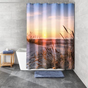 Κουρτίνα Μπάνιου Juist 7852 148 Multicolor Kleine Wolke
