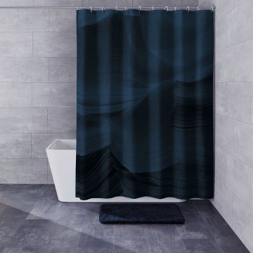 Κουρτίνα Μπάνιου Mystic 7850 750 Navy Kleine Wolke