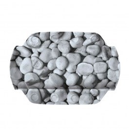 Στήριγμα Λαιμού Για Μπανιέρα Stepstone 32x22cm Grey Kleine Wolke Grey