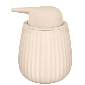 Cream Soap Container Groove 9,5x13,4cm Bast Kleine Wolke