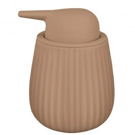 Cream Soap Container Groove 9,5x13,4cm Cappuccino Kleine Wolke Cappuccino