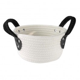 Καλάθι Αποθήκευσης Patch S 19,5x19x16,5cm Black Kleine Wolke Black