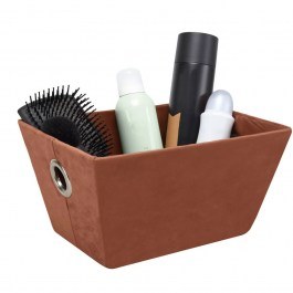 Basket Suede M 27x15x20cm Brasil Kleine Wolke brown