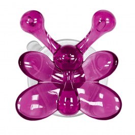 Κρεμάστρα Μπάνιου Crazy Hooks Butterfly Lisa 7,1x7,5cm Cassis Kleine Wolke Cassis