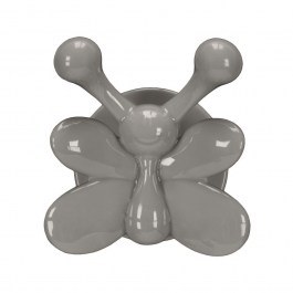 Κρεμάστρα Μπάνιου Jolly Butterfly 8,1x6,9cm Platinum Kleine Wolke Platinum