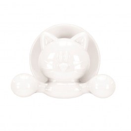 Κρεμάστρα Μπάνιου Cat 8,3x4,8cm White Kleine Wolke White
