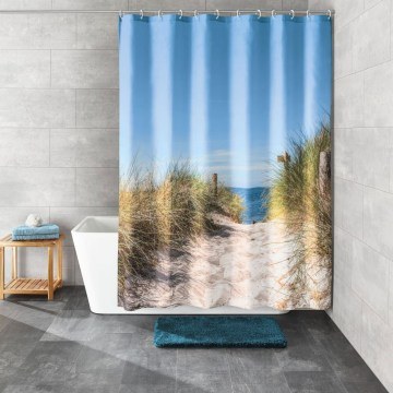 Κουρτίνα Μπάνιου Borkum 7830 148 Multi Kleine Wolke