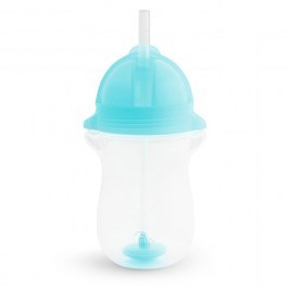 Ποτήρι Βρεφικό Με Καλαμάκι Tip & Sip Cup 296ml Blue Munchkin BLUE