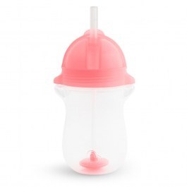 Ποτήρι Βρεφικό Με Καλαμάκι Tip & Sip Cup 296ml Pink Munchkin PINK