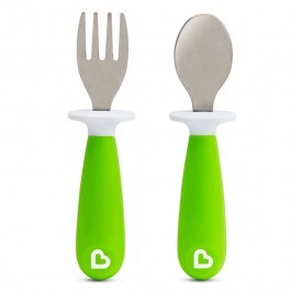 Μαχαιροπίρουνα Βρεφικά Raise Toddler (Σετ 2τμχ) Green Munchkin GREEN
