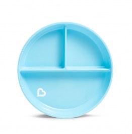Πιάτο Βρεφικό Με Βεντούζα Suction Plate 11213 Blue Munchkin BLUE