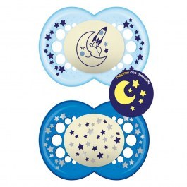 Pacifiers Original Night 260SB (Set 2pcs) 16+ Month Blue Mam BLUE