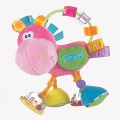 Toy Box Clopette Activity Rattle 0183303 3+ Month Pink Playgro