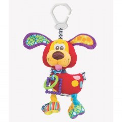 Κρεμαστό Παιχνίδι Καροτσιού Mε Μασητικό Activity Friend Pooky Puppy 0181200 0+ Μηνών Multi Playgro