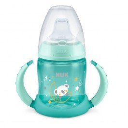 Μπιμπερό Εκπαίδευσης Με Λαβές First Choice Plus Night 10743998 150ml 6-18 Μηνών Green Nuk GREEN