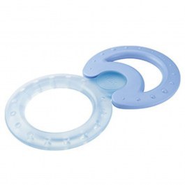 Μασητικοί Κρίκοι Οδοντοφυΐας Ψυγείου Cool 10256225 (Σετ 2τμχ) 3 Μηνών Blue Nuk BLUE