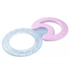 Μασητικοί Κρίκοι Οδοντοφυΐας Ψυγείου Cool 10256225 (Σετ 2τμχ) 3 Μηνών Pink Nuk