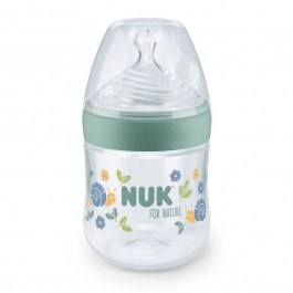 Μπιμπερό For Nature 10743075 Temperature Control 150ml 0-6 Μηνών Green Nuk GREEN