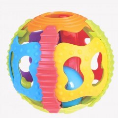 Εκπαιδευτικό Παιχνίδι Δεξιοτήτων Shake Rattle & Roll Ball 4083681 6 Μηνών + Multi Playgro