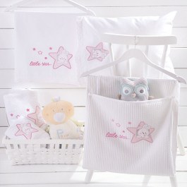 Baby's Pike Blanket Με Κέντημα Astro Pink Rythmos PINK