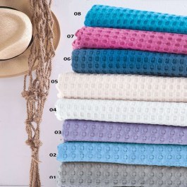 Κουβέρτα Πικέ Lexy 01 Ρυθμός GREY